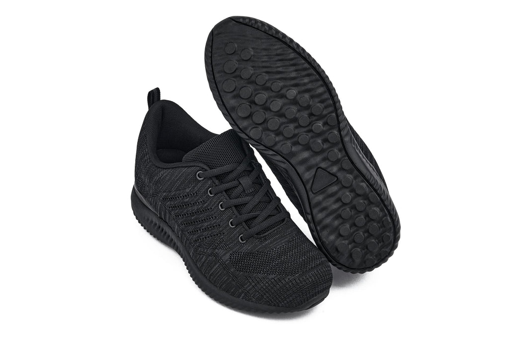 CALTO - Q213 - 2.6 Inches Taller (Black/Charcoal Grey) - Ultra Lightweight - WonderingCloth