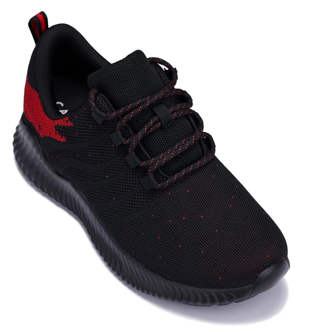 CALTO - Q215 - 2.8 Inches Taller (Black/Red) - Ultra Lightweight - WonderingCloth