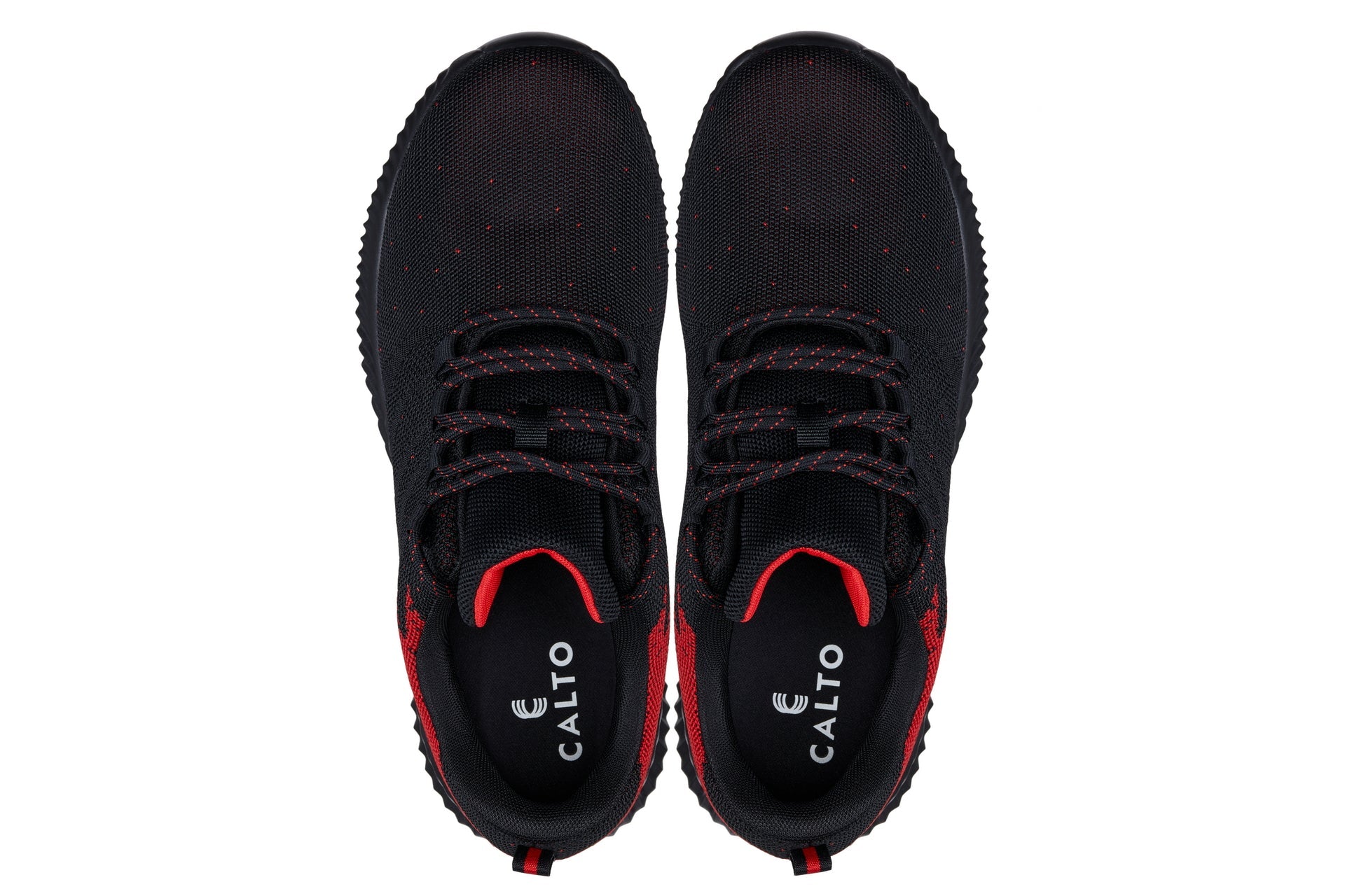 CALTO - Q215 - 2.8 Inches Taller (Black/Red) - Ultra Lightweight - WonderingCloth