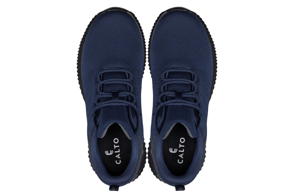 CALTO - Q217 - 2.8 Inches Taller (Navy/Grey) - Ultra Lightweight - WonderingCloth