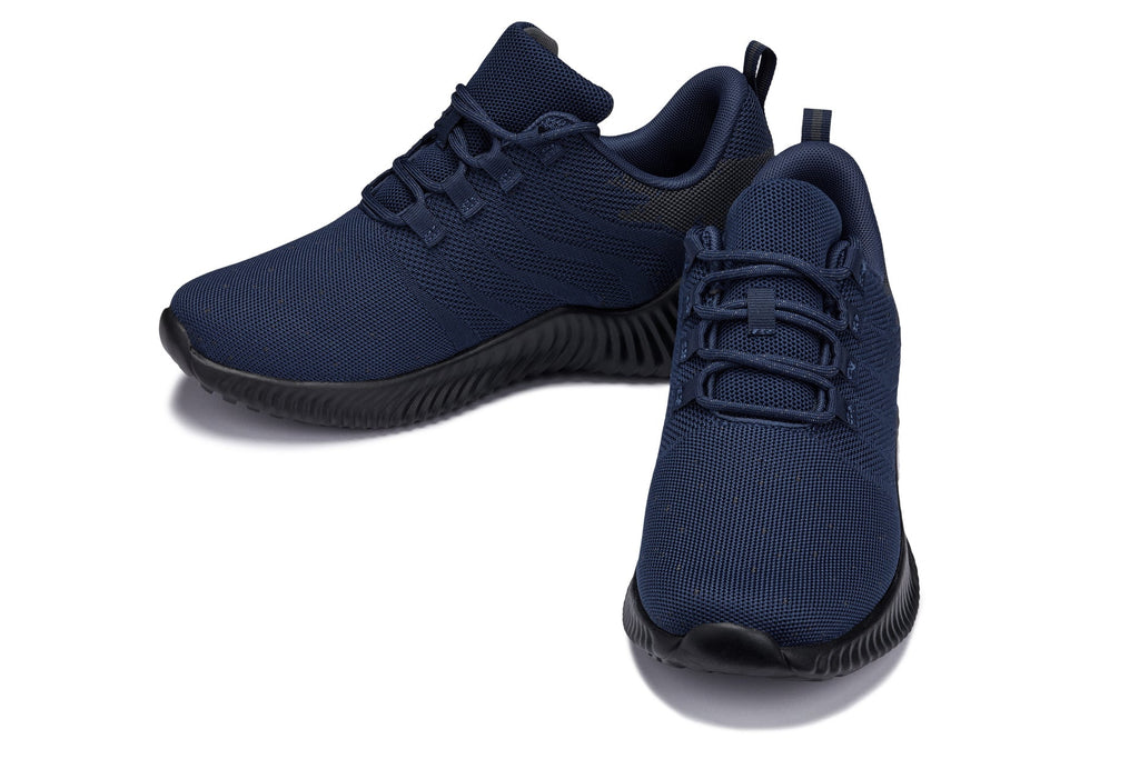 CALTO - Q217 - 2.8 Inches Taller (Navy/Grey) - Ultra Lightweight - WonderingCloth