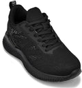 CALTO - Q220 - 2.6 Inches Taller (Noir/Cement) - Lightweight Sporty Sneakers - WonderingCloth