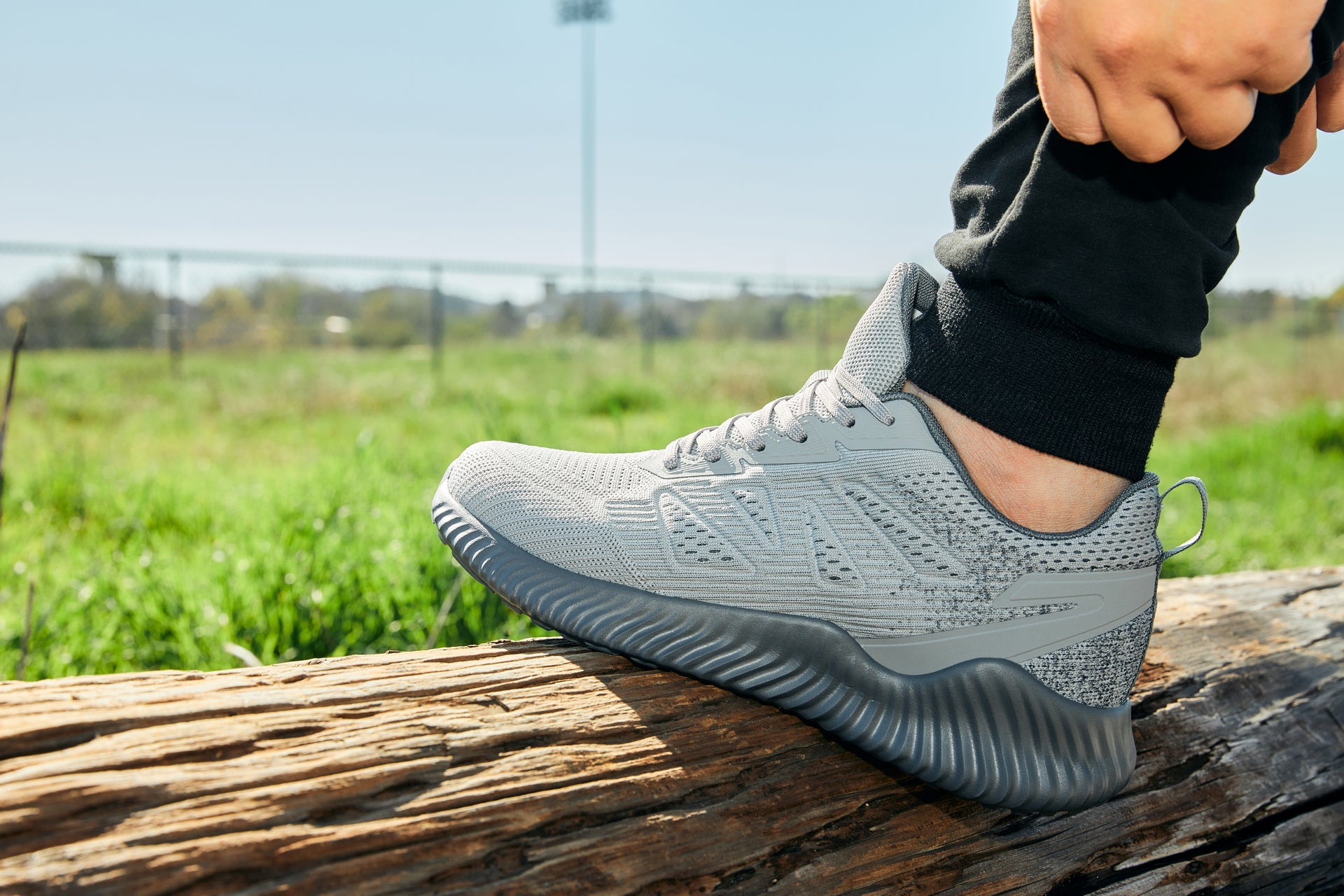 CALTO - Q221 - 2.6 Inches Taller (Cement/Pewter) - Lightweight Sporty Sneakers - WonderingCloth