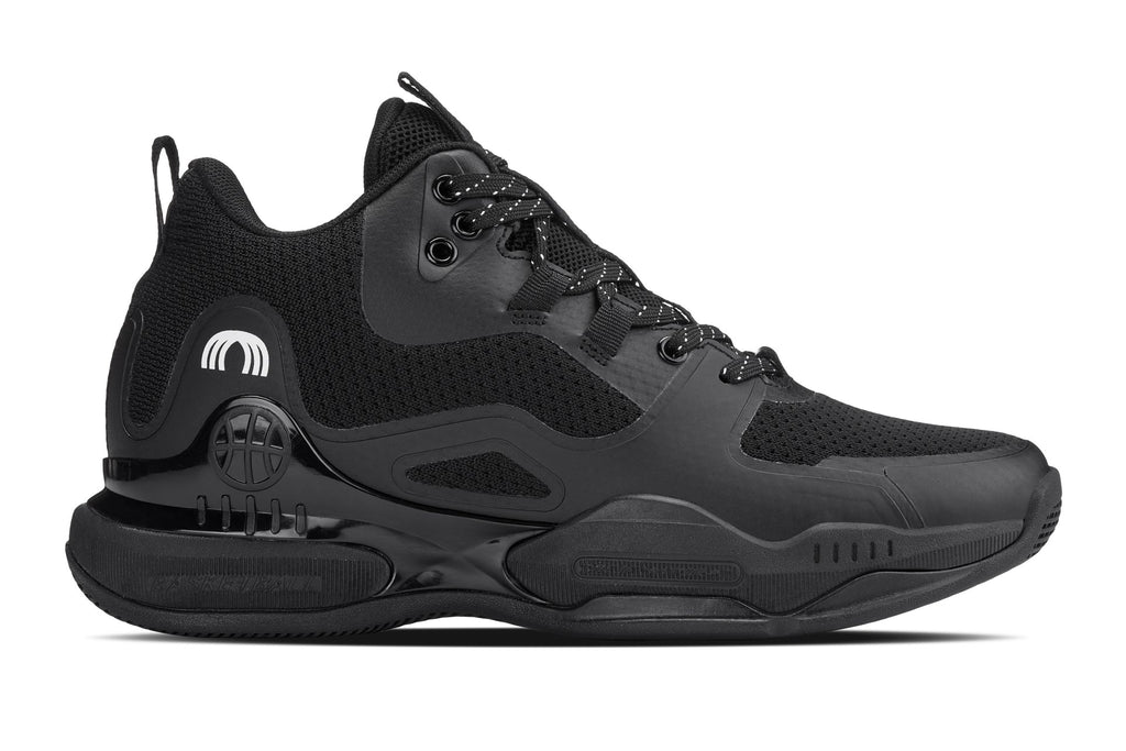 CALTO - Q393 - 3 Inches Taller (Black) - Basketball High-Top Sneakers - WonderingCloth