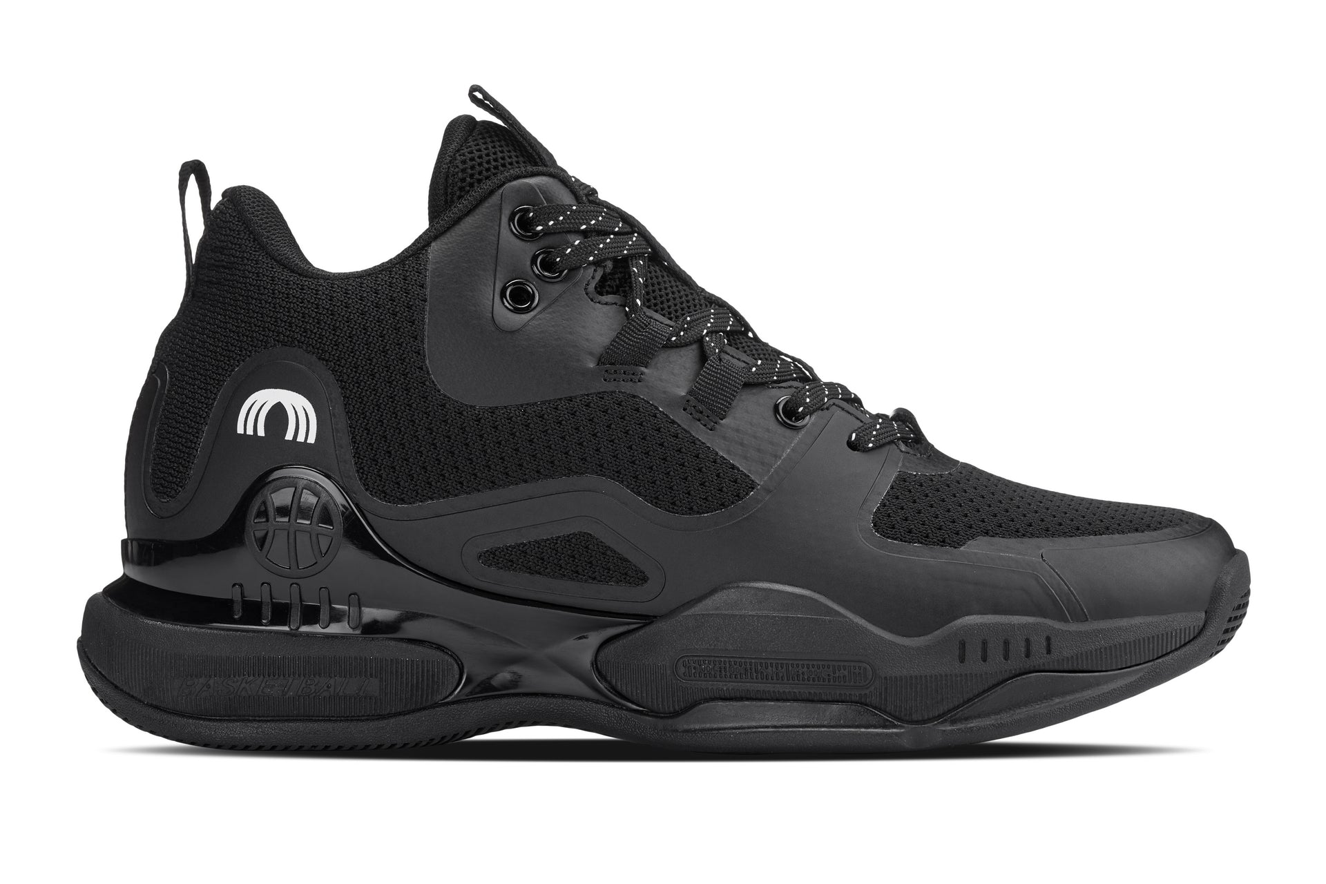 CALTO - Q393 - 3 Inches Taller (Black) - Basketball High-Top Sneakers - WonderingCloth
