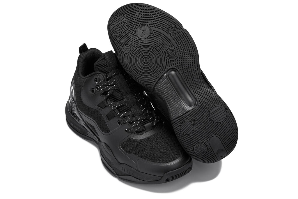 CALTO - Q393 - 3 Inches Taller (Black) - Basketball High-Top Sneakers - WonderingCloth