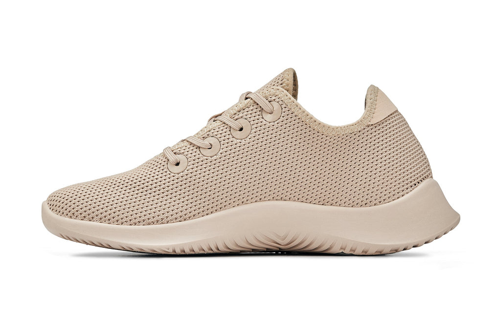 CALTO - Q403 - 2.4 Inches Taller (Salmon) - Ultra Lightweight Knitted Sneakers - WonderingCloth