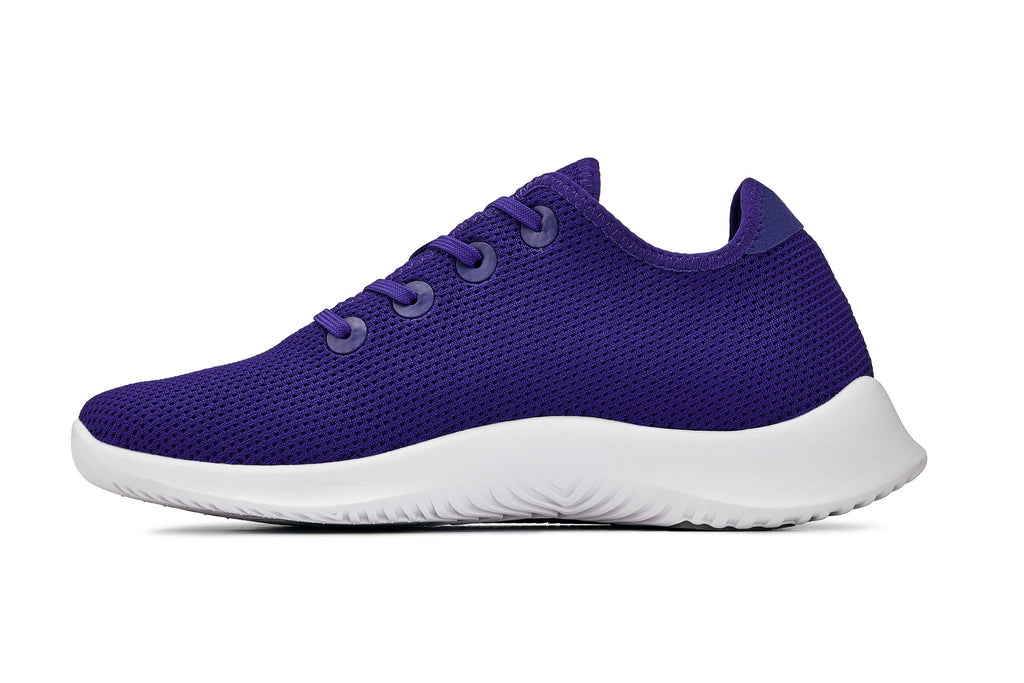 CALTO - Q404 - 2.4 Inches Taller (Cobalt) - Ultra Lightweight Knitted Sneakers - WonderingCloth