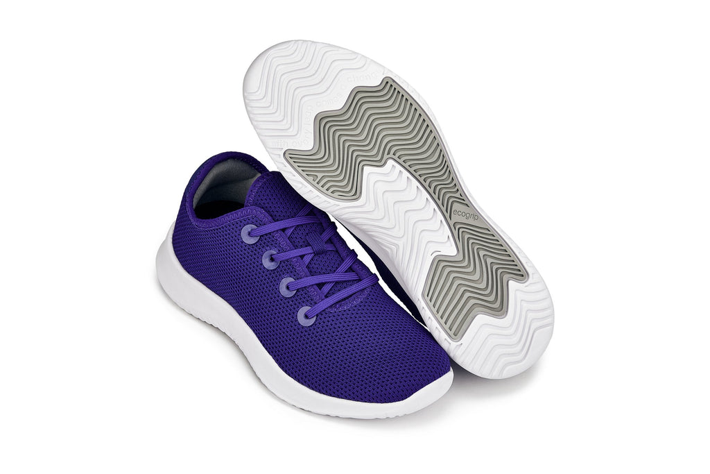 CALTO - Q404 - 2.4 Inches Taller (Cobalt) - Ultra Lightweight Knitted Sneakers - WonderingCloth