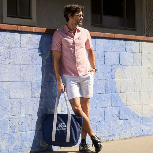 Andrew 7.5" Stretch Twill Short - Brilliant White - WonderingCloth