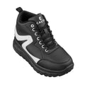CALTO - S22772 - 4 Inches Taller (Black/White) - Hiking Style Boots - WonderingCloth