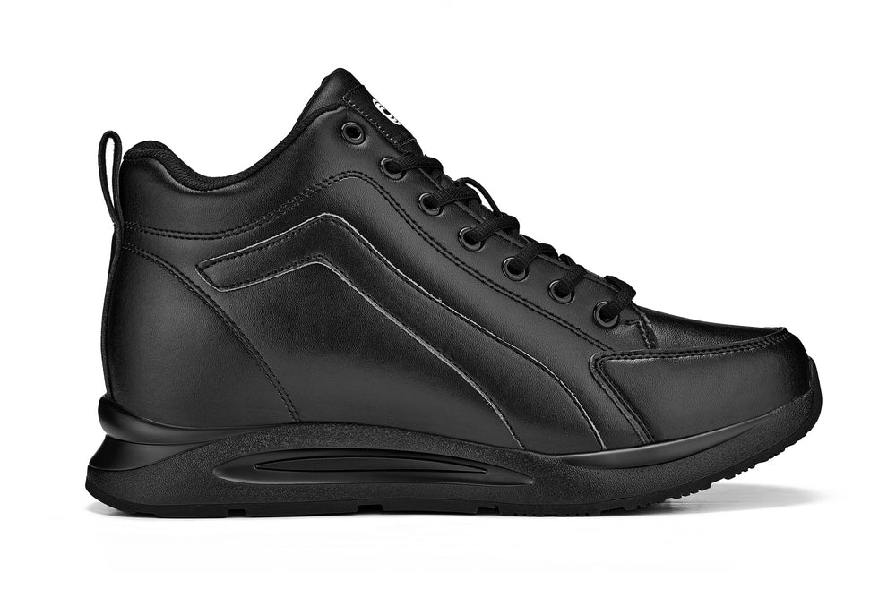 CALTO - S23304 - 3.2 Inches Taller (Black) - Sneakers - WonderingCloth