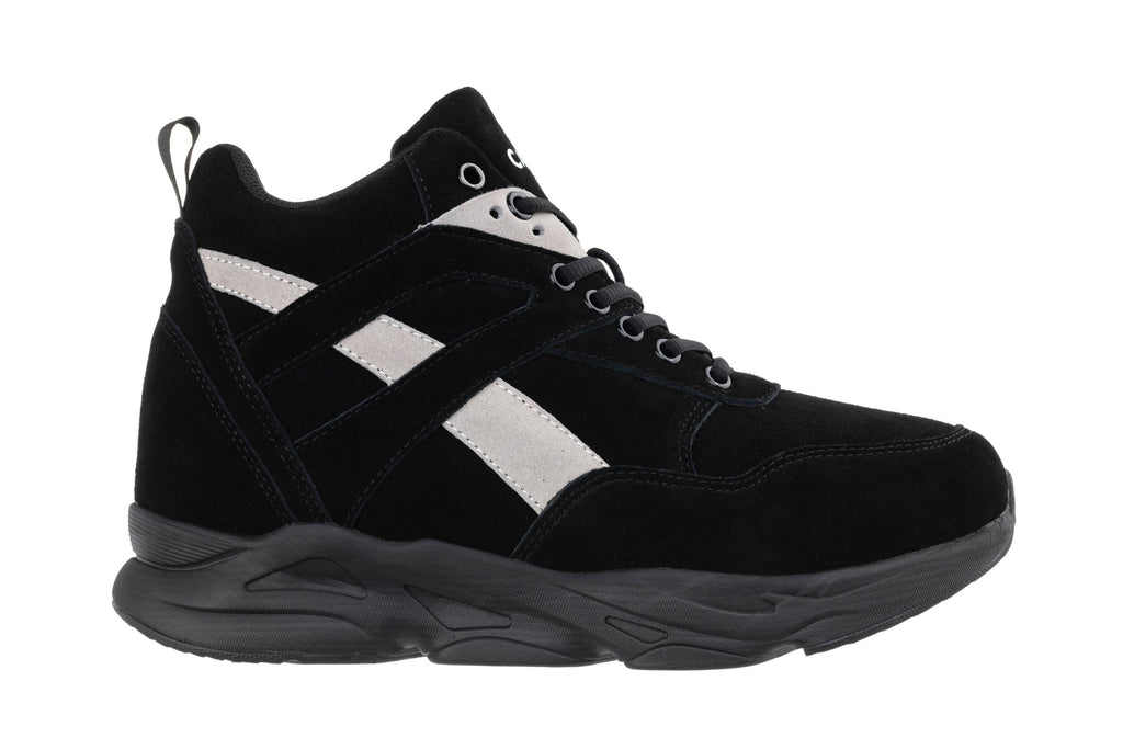 CALTO - S33594 - 4 Inches Taller (Black/Grey) - Sneakers - WonderingCloth