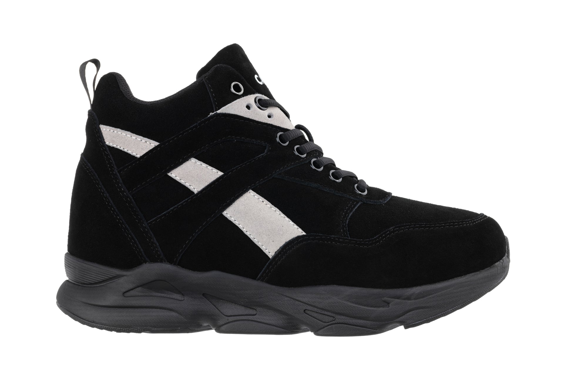 CALTO - S33594 - 4 Inches Taller (Black/Grey) - Sneakers - WonderingCloth