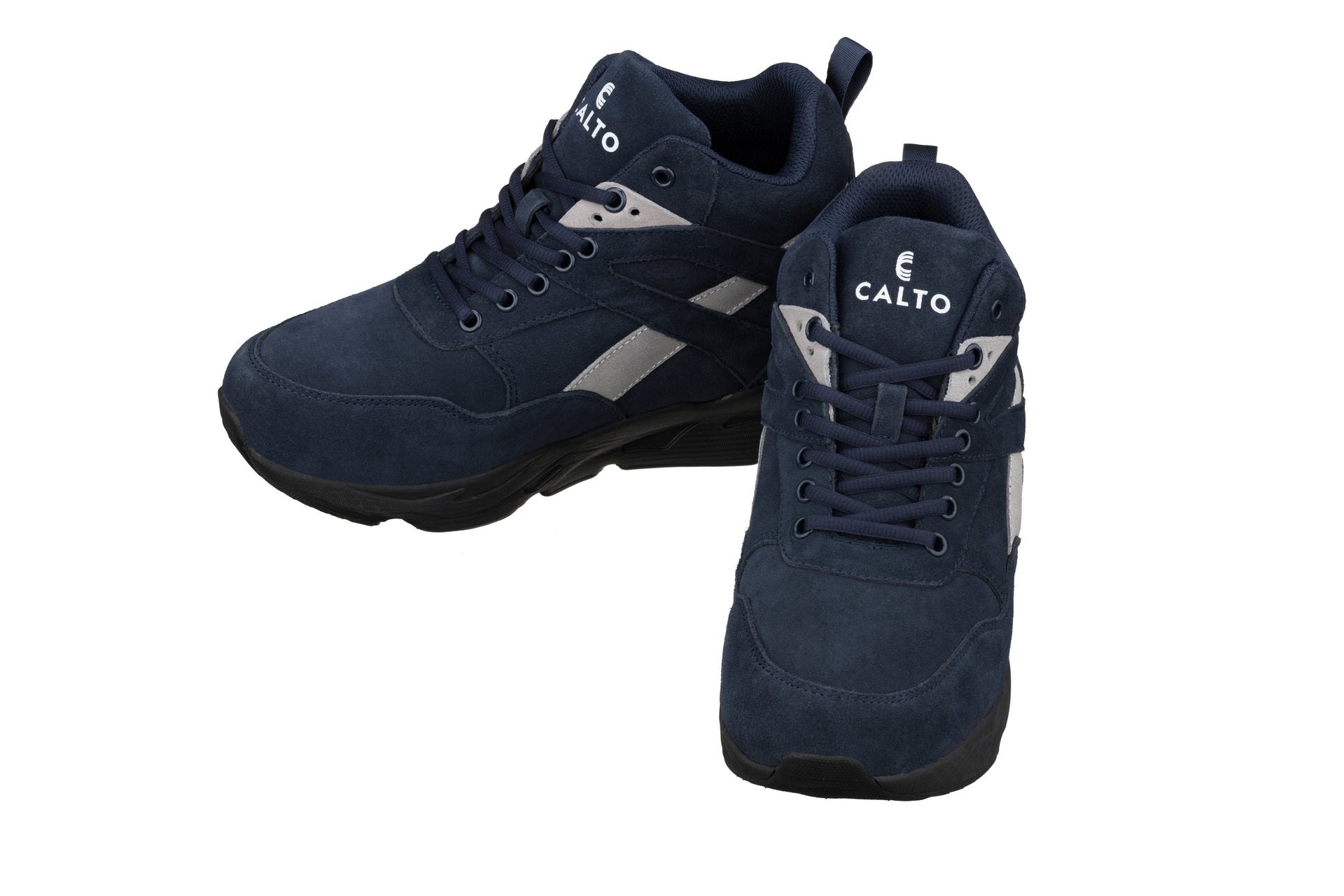 CALTO - S33595 - 4 Inches Taller (Blue/Grey) - Sneakers - WonderingCloth