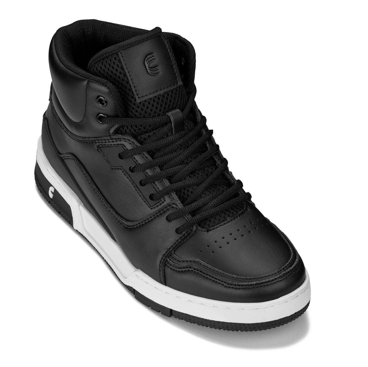 CALTO - S4750 - 3 Inches Taller (Black) - High Top Sneakers - WonderingCloth
