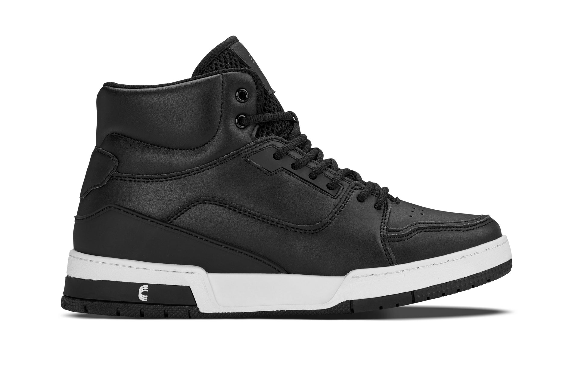 CALTO - S4750 - 3 Inches Taller (Black) - High Top Sneakers - WonderingCloth