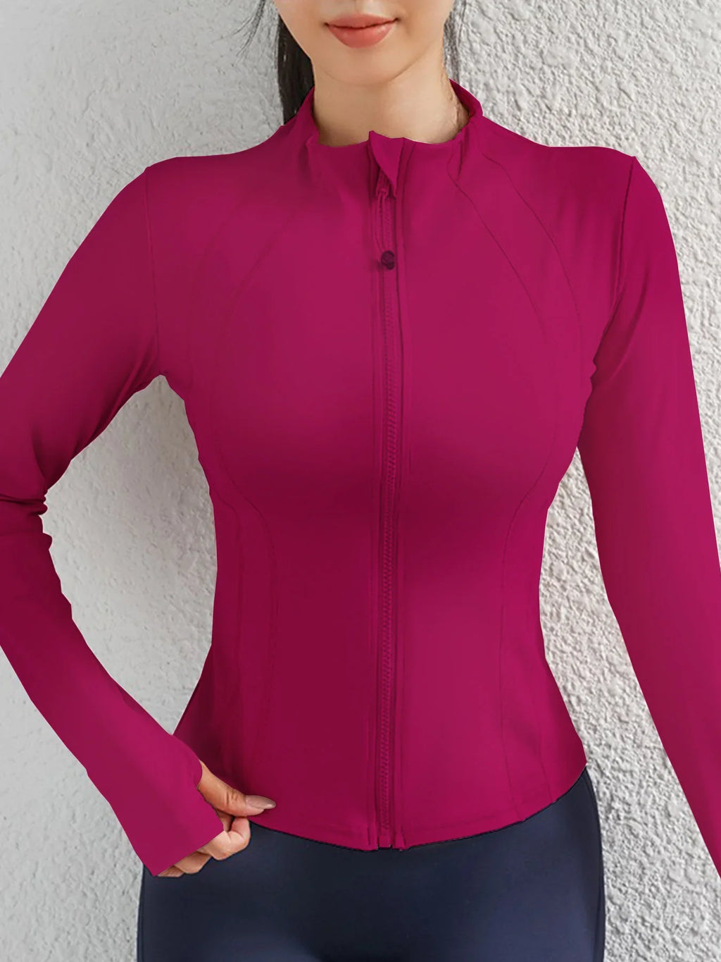 Woman Long Sleeve Sports Jackets - WonderingCloth