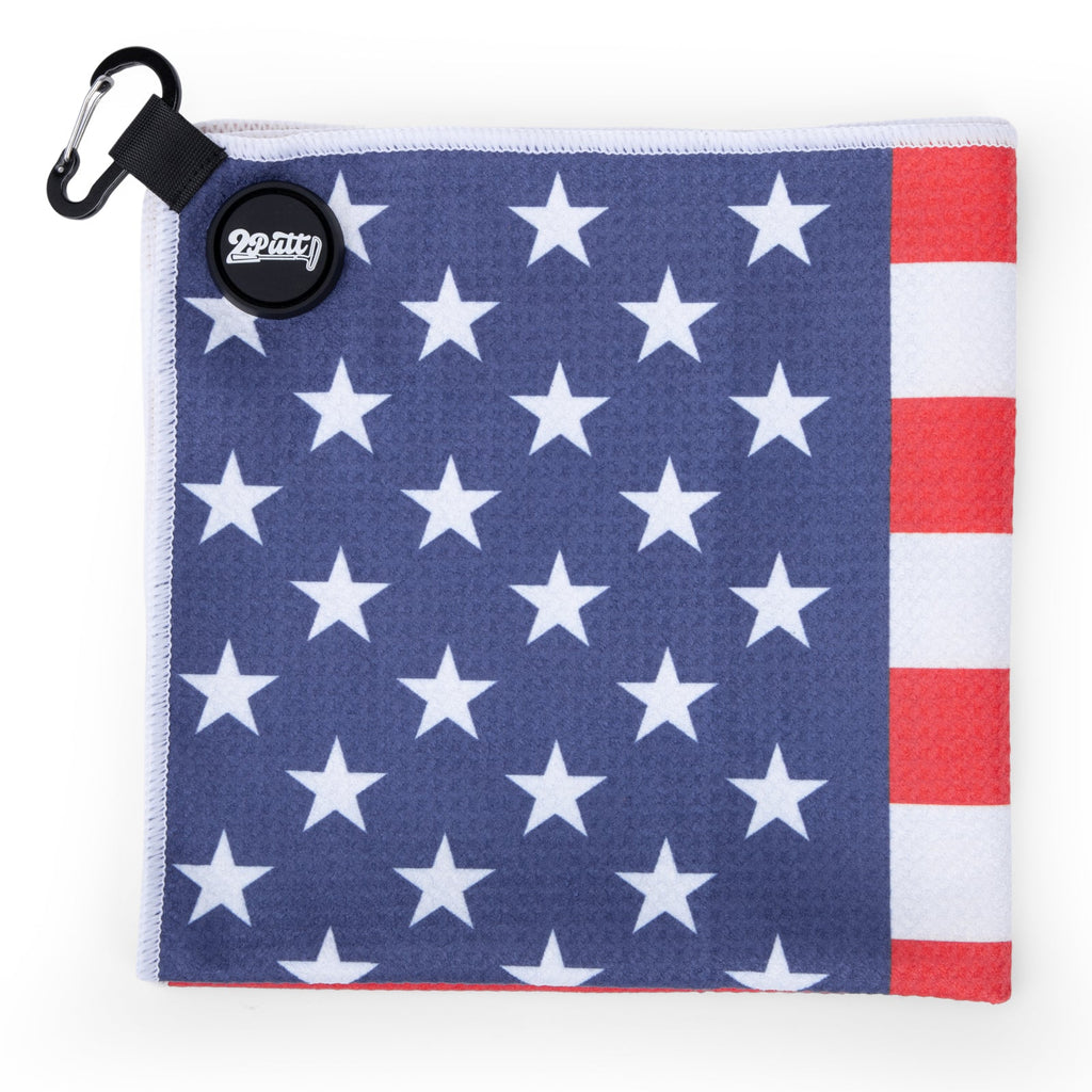 American Flag Magnetic Golf Towel - WonderingCloth