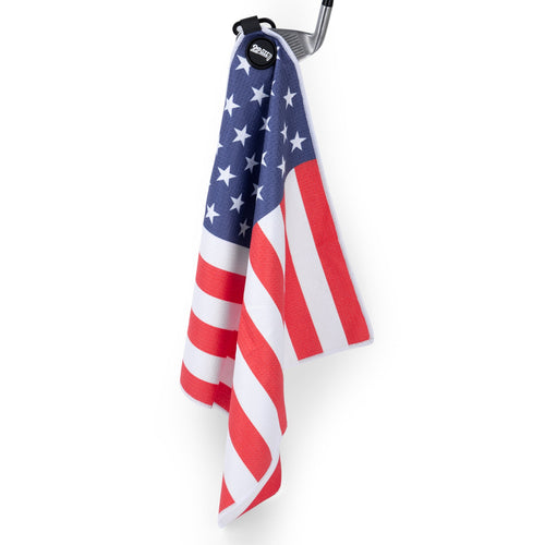American Flag Magnetic Golf Towel - WonderingCloth