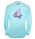 Women's Redfish Tail L/S UV Fishing Shirt - WonderingCloth