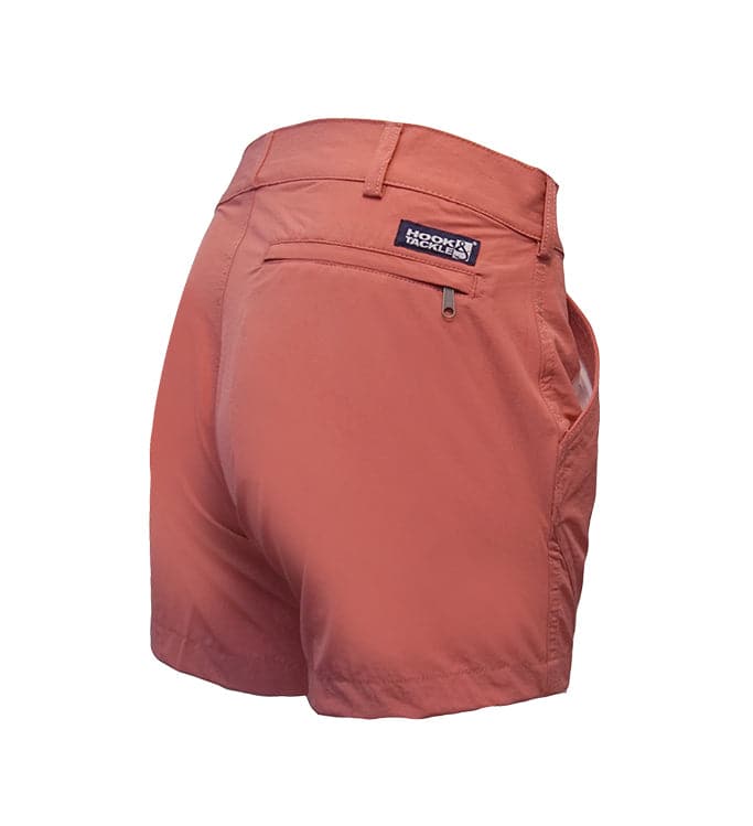 Women's Coastland 4-Way Stretch Short - NE Red - WonderingCloth