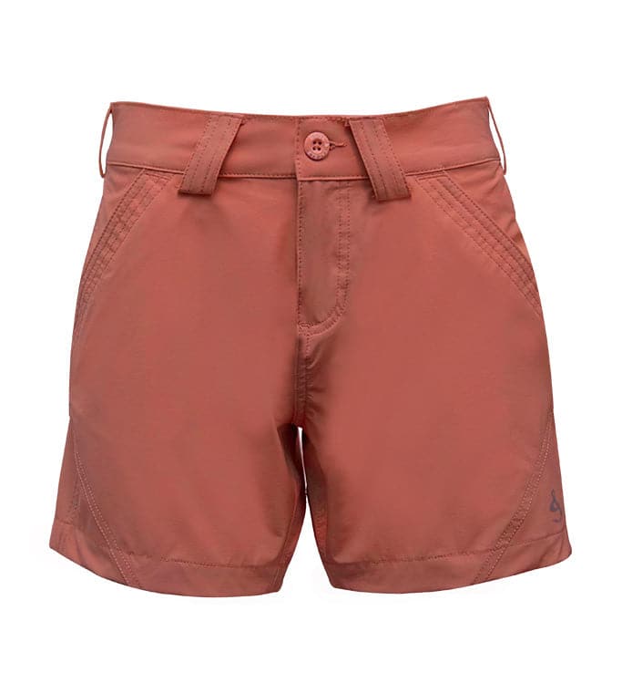 Women's Coastland 4-Way Stretch Short - NE Red - WonderingCloth