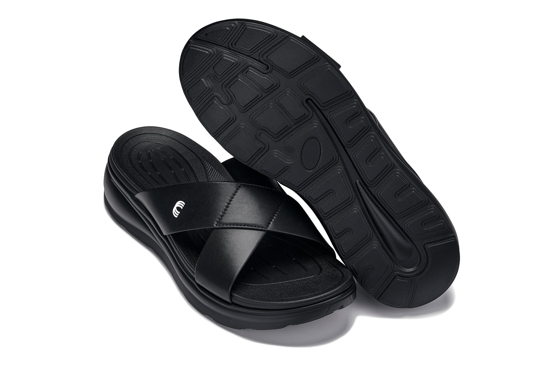 CALTO - X1652 - 2 Inches Taller (Black/Matte Black) - WonderingCloth