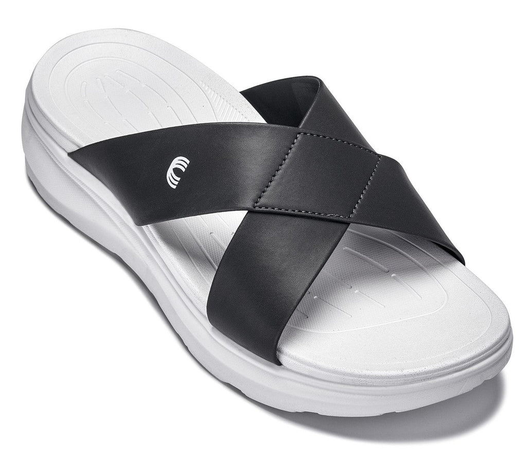 CALTO - X1654 - 2 Inches Taller (White/Matte Steel Grey) - WonderingCloth
