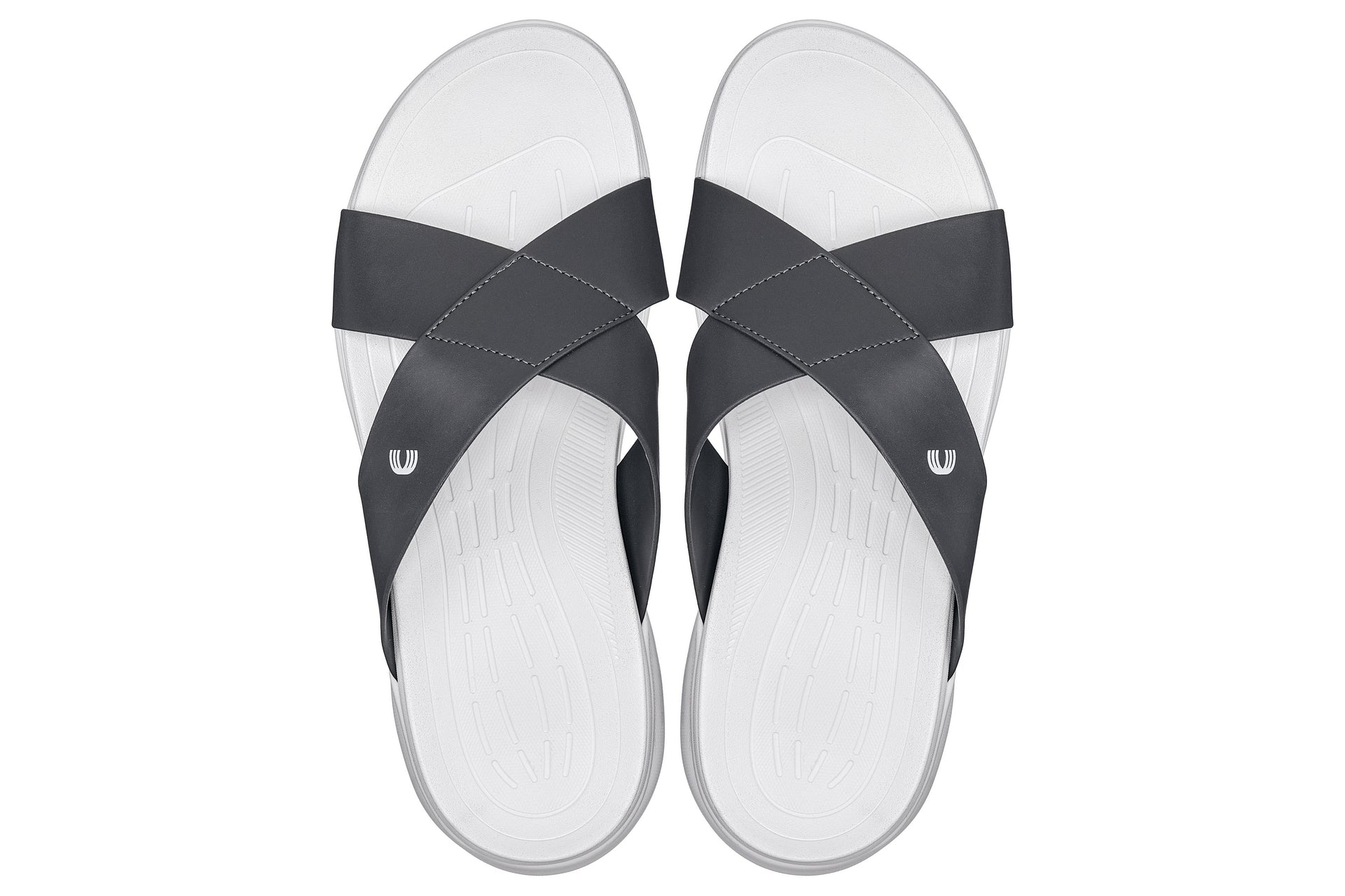 CALTO - X1654 - 2 Inches Taller (White/Matte Steel Grey) - WonderingCloth