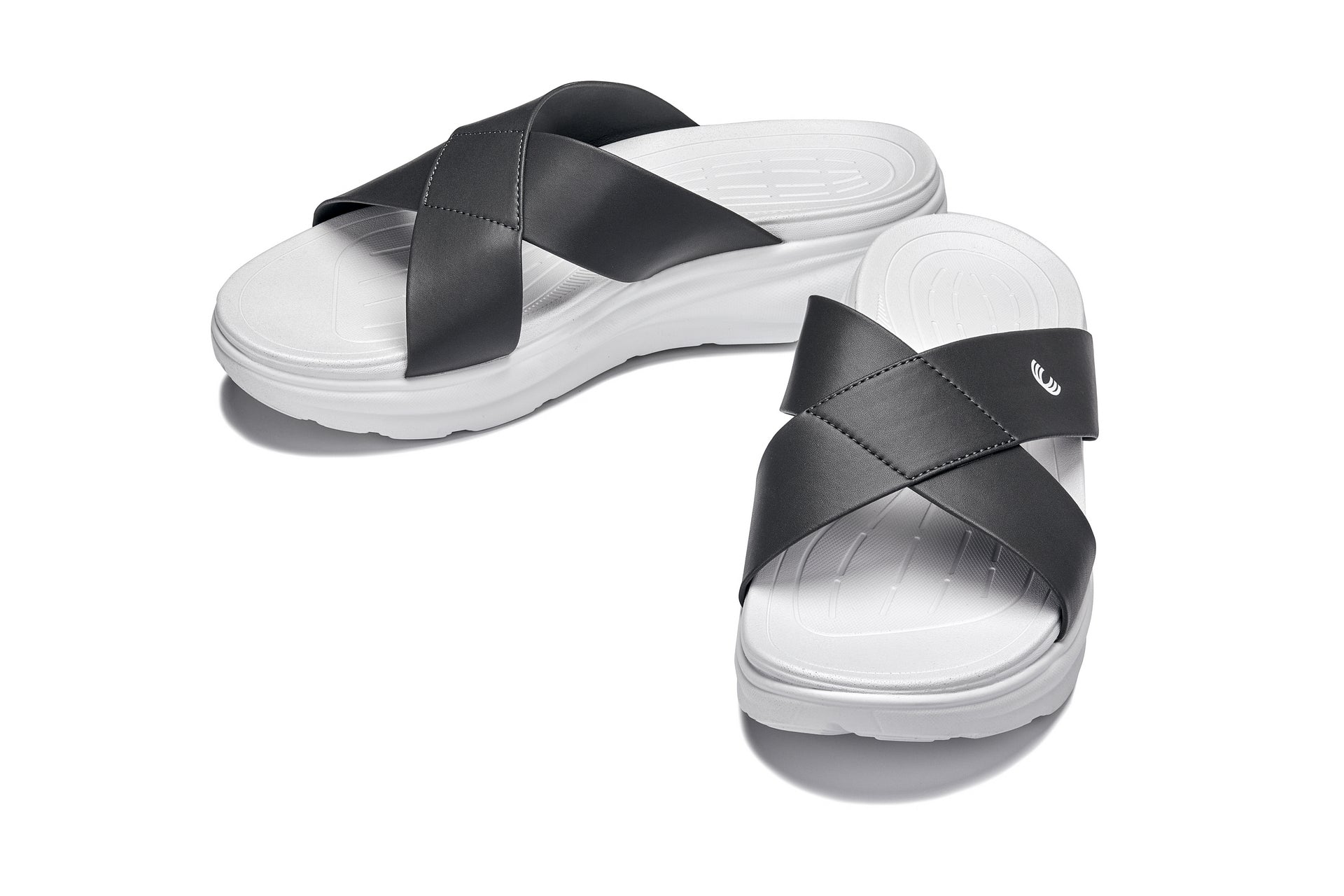 CALTO - X1654 - 2 Inches Taller (White/Matte Steel Grey) - WonderingCloth
