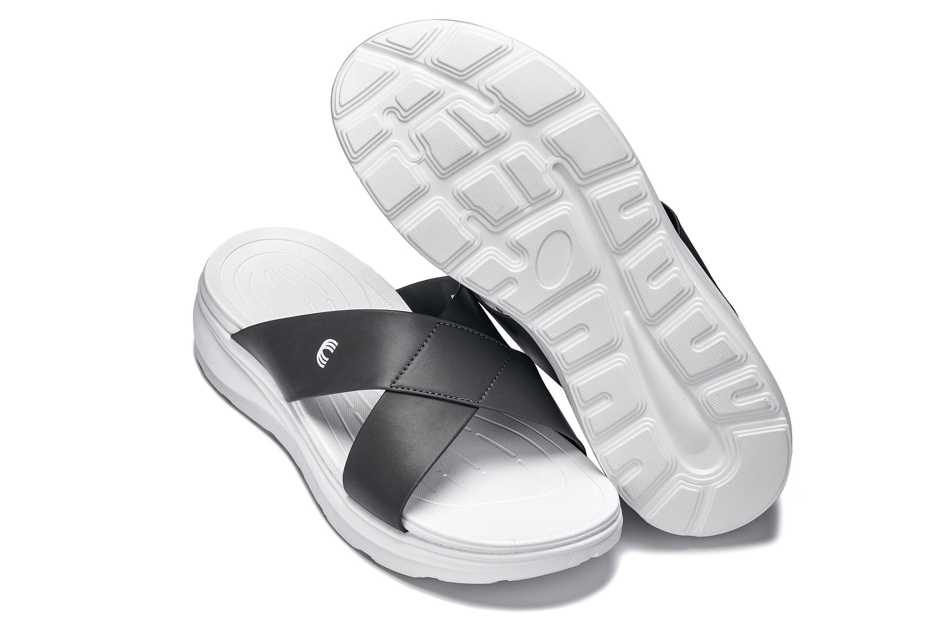 CALTO - X1654 - 2 Inches Taller (White/Matte Steel Grey) - WonderingCloth