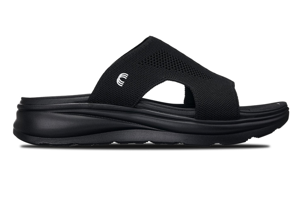 CALTO - X1657 - 2 Inches Taller (Black/Knitted Black) - WonderingCloth