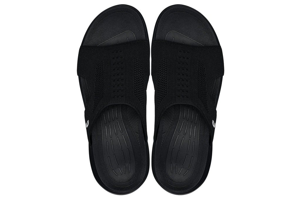 CALTO - X1657 - 2 Inches Taller (Black/Knitted Black) - WonderingCloth