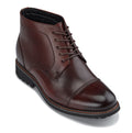 CALTO 3.2-Inch Taller Dark Brown Leather Boots Y41081 - WonderingCloth