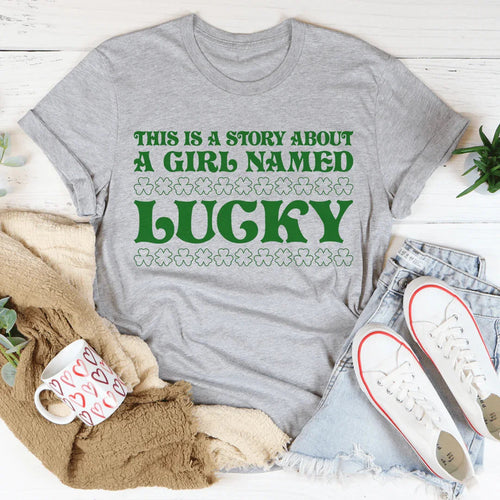 A Girl Named Lucky Tee - WonderingCloth