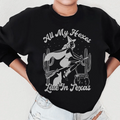 All My Hexas Live In Texas Sweatshirt - WonderingCloth