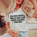 All This Mouth Does Is Talk Back Drink Caffeine And Cuss Tee - WonderingCloth