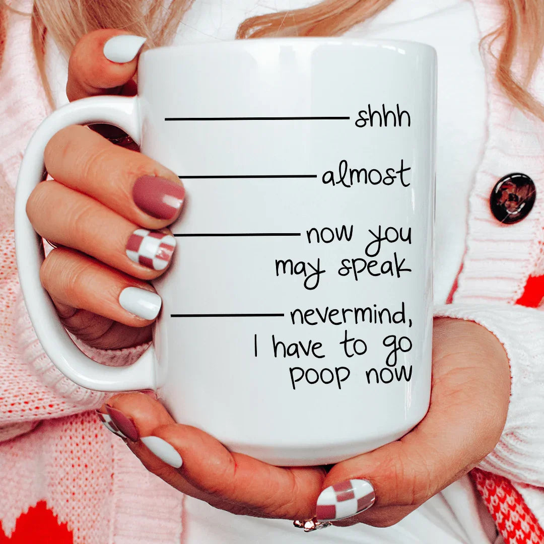 Shhh Mug 15 oz - WonderingCloth