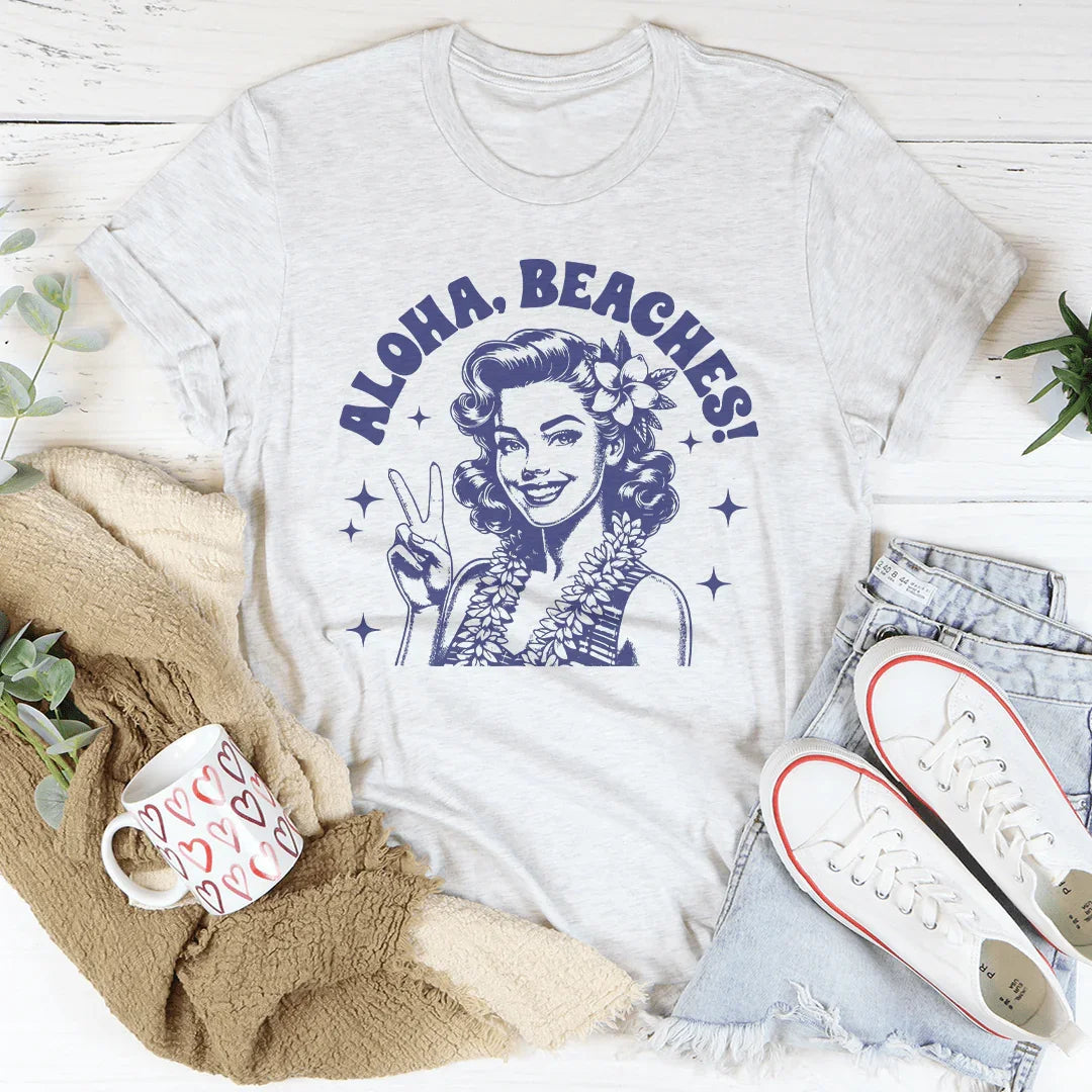 Aloha Beaches Tee - WonderingCloth