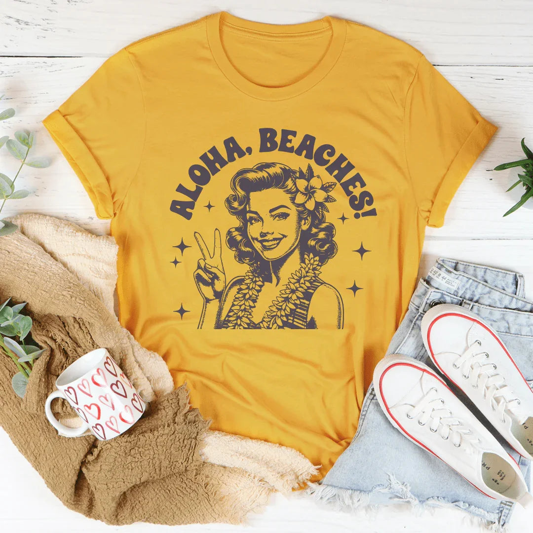 Aloha Beaches Tee - WonderingCloth