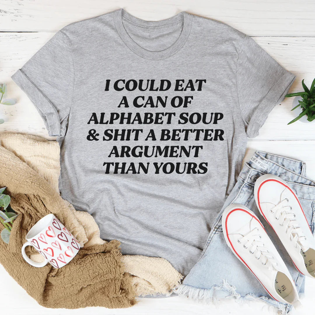 Alphabet Soup Tee - WonderingCloth