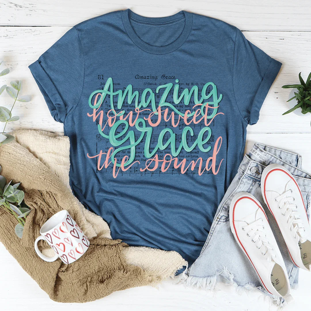 Amazing Grace Song Tee - WonderingCloth