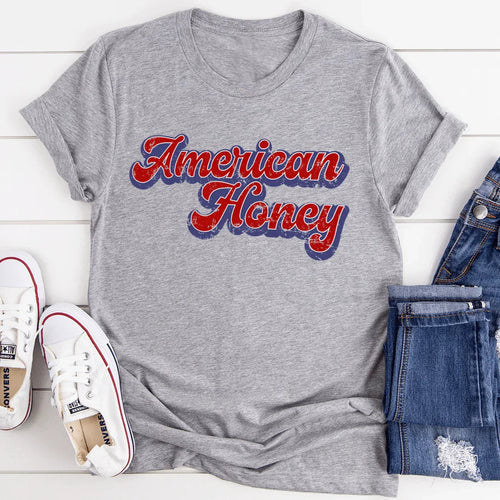 American Honey Tee - WonderingCloth
