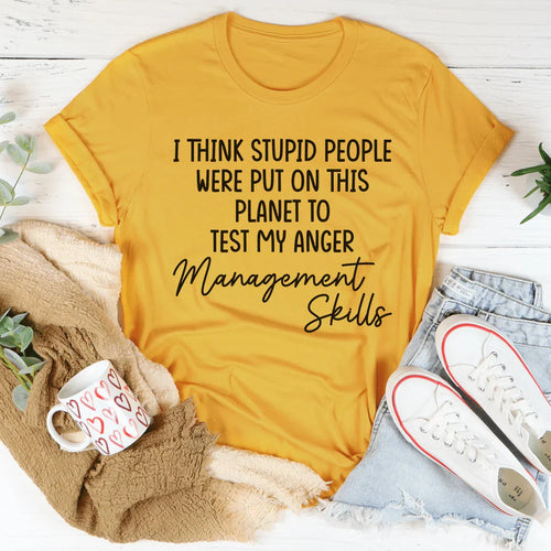 Anger Management Skills Tee - WonderingCloth