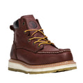 ROCKROOSTER Walker Men's 6 Inch Brown Soft Toe Wedge Work Boots SAP360 - WonderingCloth