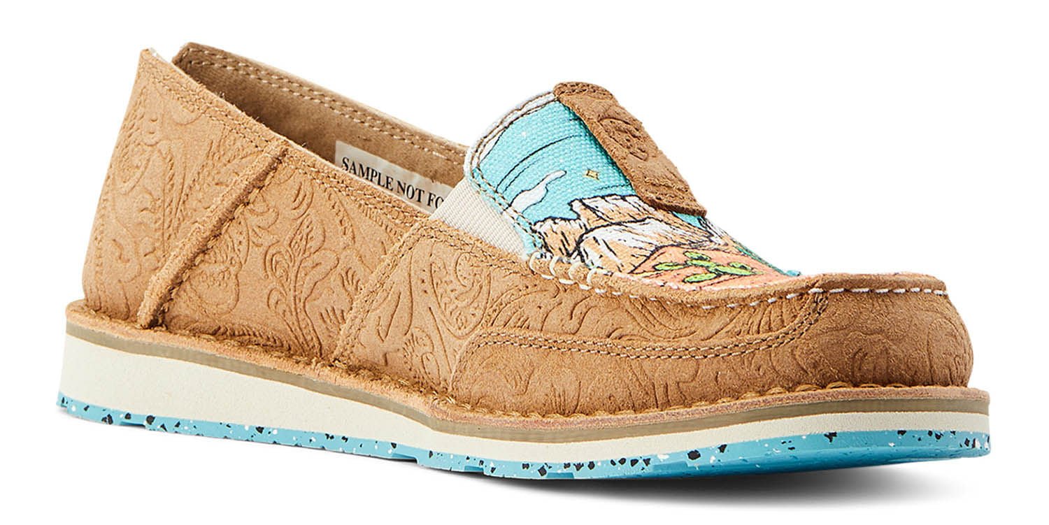 Ariat Women's Cruiser Slip-On Shoes – Comfortable, Lightweight Moc Toe Casual Shoes for Everyday Wear - WonderingCloth