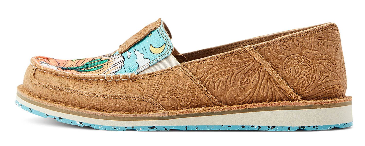 Ariat Women's Cruiser Slip-On Shoes – Comfortable, Lightweight Moc Toe Casual Shoes for Everyday Wear - WonderingCloth