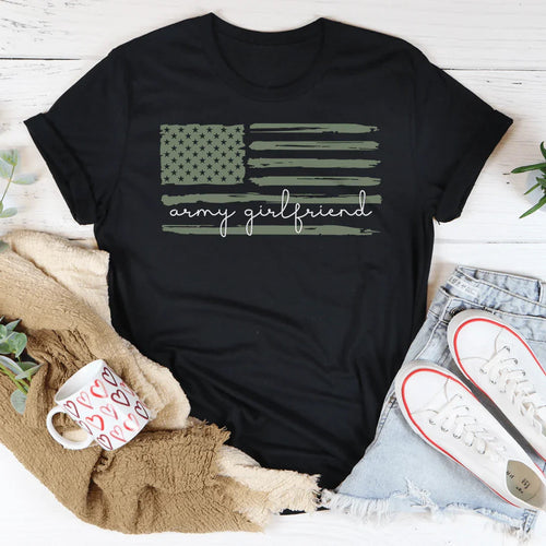 Army Girlfriend Tee - WonderingCloth