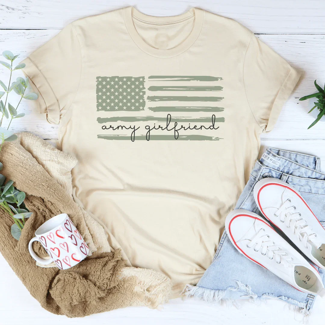 Army Girlfriend Tee - WonderingCloth